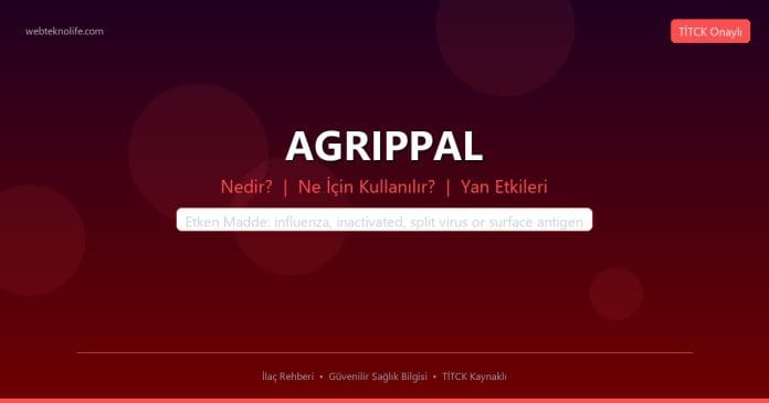 AGRIPPAL nedir ne işe yarar - ilaç bilgisi