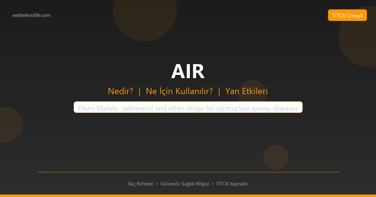 AIR nedir ne icin kullanilir
