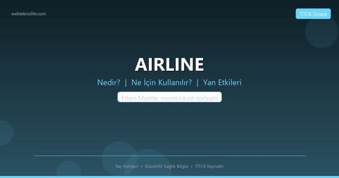 AIRLINE nedir ne işe yarar - ilaç bilgisi