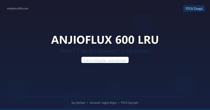 ANJIOFLUX 600 LRU nedir ne işe yarar - ilaç bilgisi