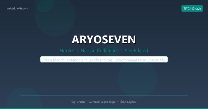 ARYOSEVEN nedir ne işe yarar - ilaç bilgisi