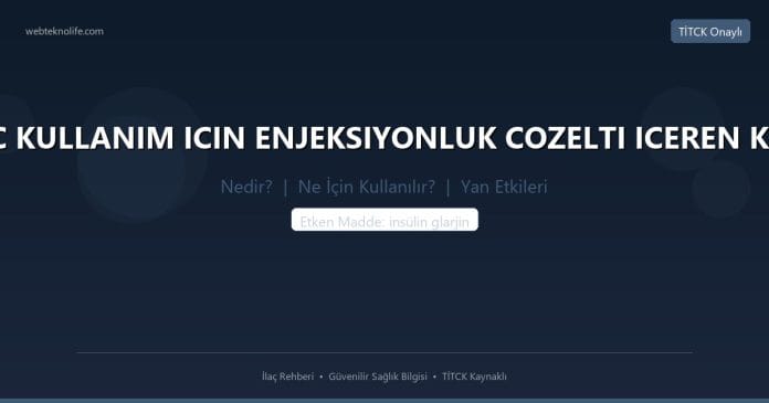BASAGLAR KWIKPEN 100 U/ML SC KULLANIM ICIN ENJEKSIYONLUK COZELTI ICEREN KULLANIMA HAZIR KALEM, 5 ADET nedir ne işe yarar - ilaç bilgisi