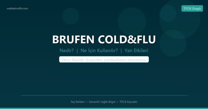 BRUFEN COLD&FLU nedir ne işe yarar - ilaç bilgisi