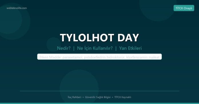 TYLOLHOT DAY nedir ne işe yarar - ilaç bilgisi