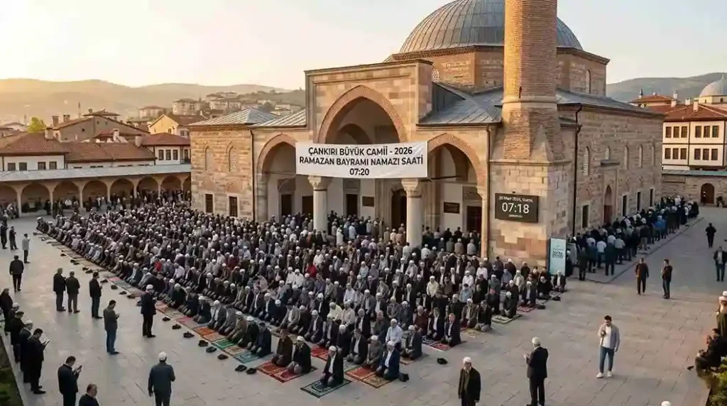 Çankırı Bayram Namazı Saati 2026: Diyanet Ramazan Bayramı Vakti