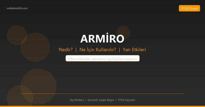 ARMİRO nedir ne işe yarar - ilaç bilgisi