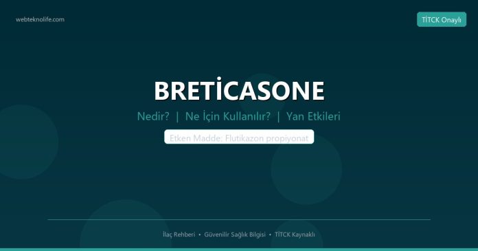 BRETİCASONE nedir ne işe yarar - ilaç bilgisi