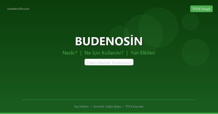 BUDENOSİN nedir ne işe yarar - ilaç bilgisi