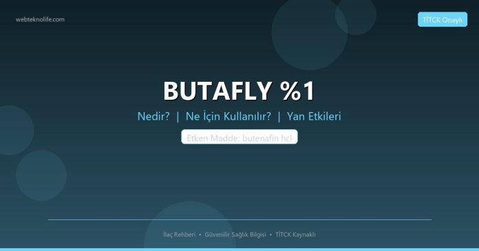 BUTAFLY %1 nedir ne işe yarar - ilaç bilgisi