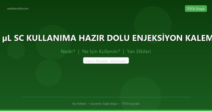 BYETTA 10 µG/40 µL SC KULLANIMA HAZIR DOLU ENJEKSİYON KALEMI ICINDE COZELTI nedir ne işe yarar - ilaç bilgisi