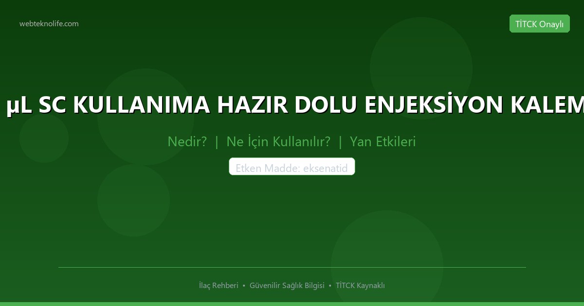 BYETTA 10 µG/40 µL SC KULLANIMA HAZIR DOLU ENJEKSİYON KALEMI ICINDE COZELTI nedir ne icin kullanilir