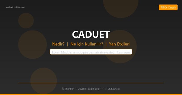CADUET nedir ne işe yarar - ilaç bilgisi