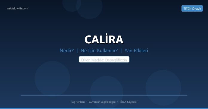 CALİRA nedir ne işe yarar - ilaç bilgisi