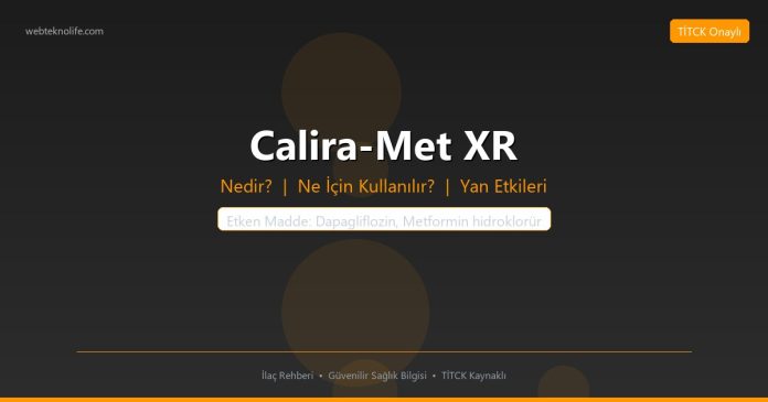 Calira-Met XR nedir ne işe yarar - ilaç bilgisi