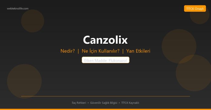 Canzolix nedir ne işe yarar - ilaç bilgisi