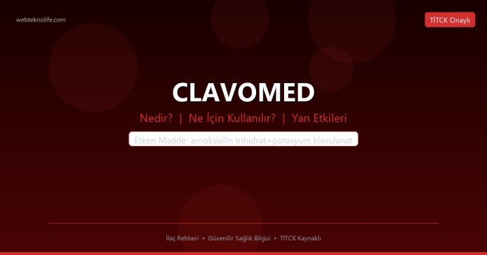 CLAVOMED nedir ne işe yarar - ilaç bilgisi