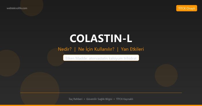 COLASTIN-L nedir ne işe yarar - ilaç bilgisi