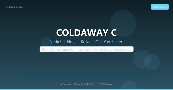 COLDAWAY C nedir ne işe yarar - ilaç bilgisi