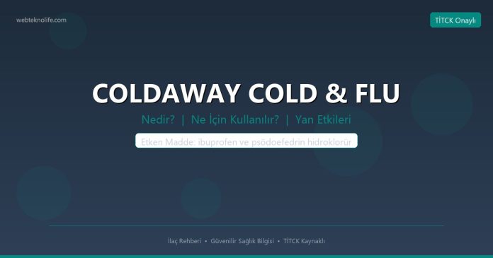 COLDAWAY COLD & FLU nedir ne işe yarar - ilaç bilgisi