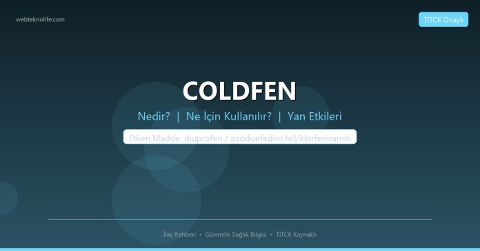 COLDFEN nedir ne işe yarar - ilaç bilgisi