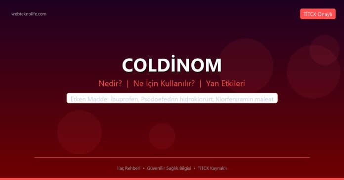COLDİNOM nedir ne işe yarar - ilaç bilgisi