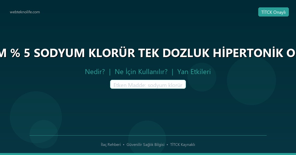 COREDEM % 5 SODYUM KLORÜR TEK DOZLUK HİPERTONİK OFTALMİK nedir ne icin kullanilir