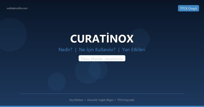 CURATİNOX nedir ne işe yarar - ilaç bilgisi