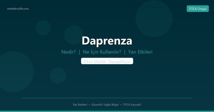 Daprenza nedir ne işe yarar - ilaç bilgisi