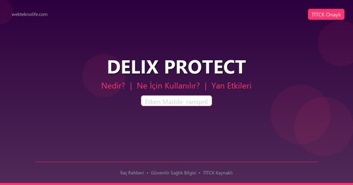DELIX PROTECT nedir ne işe yarar - ilaç bilgisi