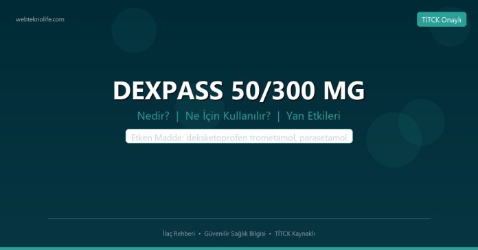 DEXPASS 50/300 MG nedir ne işe yarar - ilaç bilgisi