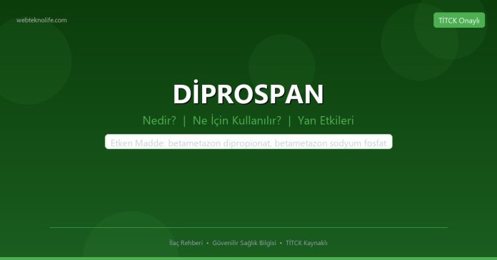 DİPROSPAN nedir ne işe yarar - ilaç bilgisi