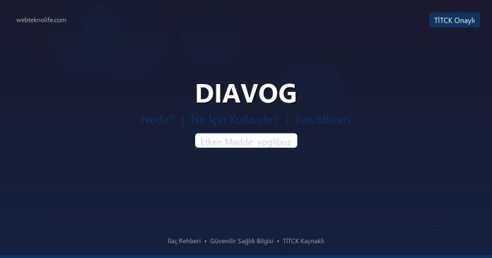 DIAVOG nedir ne işe yarar - ilaç bilgisi