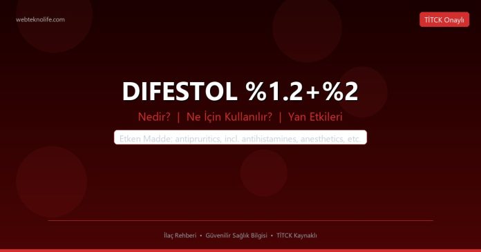 DIFESTOL %1.2+%2 nedir ne işe yarar - ilaç bilgisi