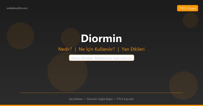 Diormin nedir ne işe yarar - ilaç bilgisi