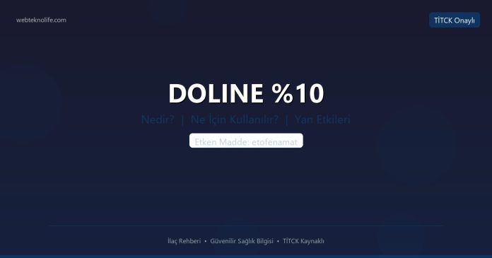 DOLINE nedir ne işe yarar - ilaç bilgisi