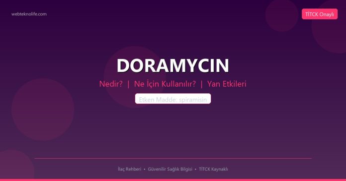 DORAMYCIN nedir ne işe yarar - ilaç bilgisi