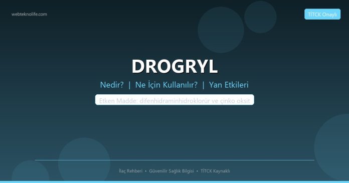 DROGRYL nedir ne işe yarar - ilaç bilgisi
