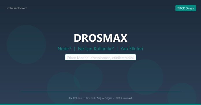 DROSMAX nedir ne işe yarar - ilaç bilgisi