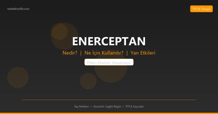 ENERCEPTAN nedir ne işe yarar - ilaç bilgisi
