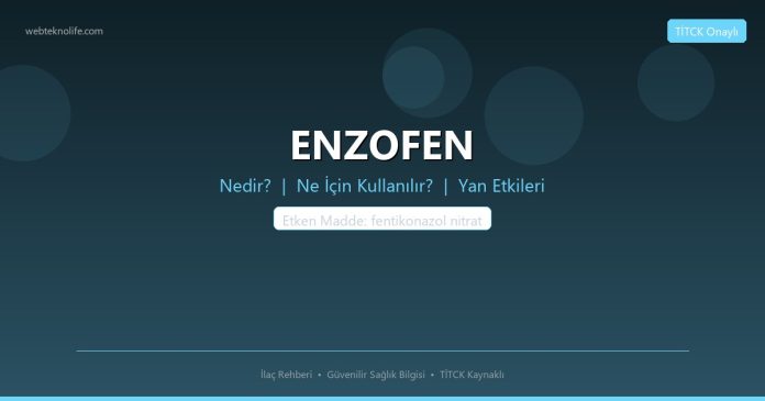 ENZOFEN nedir ne işe yarar - ilaç bilgisi