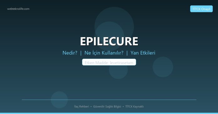 EPILECURE nedir ne işe yarar - ilaç bilgisi