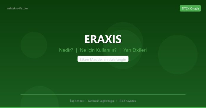 ERAXIS nedir ne işe yarar - ilaç bilgisi