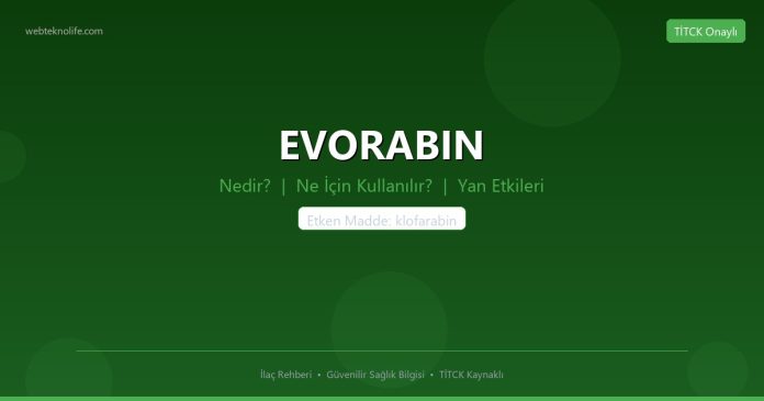 EVORABIN nedir ne işe yarar - ilaç bilgisi