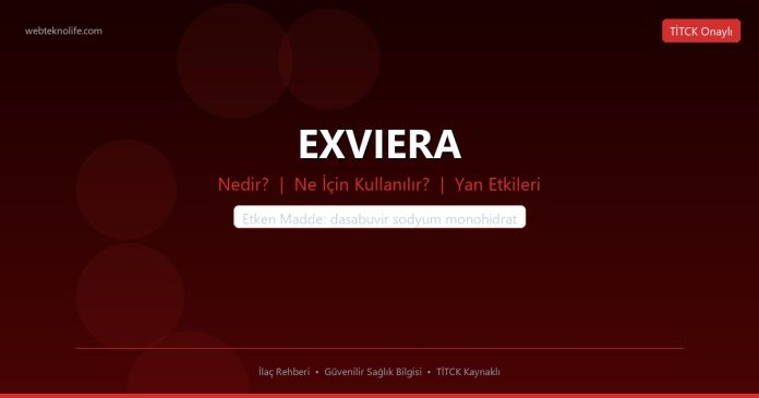 EXVIERA nedir ne işe yarar - ilaç bilgisi