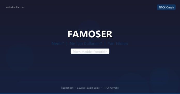 FAMOSER nedir ne işe yarar - ilaç bilgisi