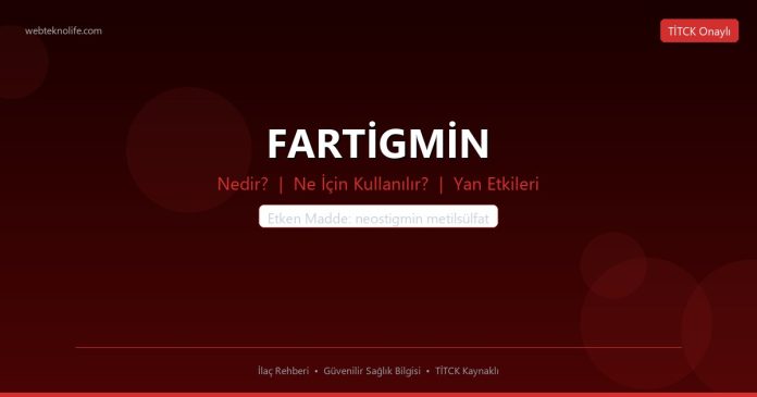 FARTİGMİN nedir ne işe yarar - ilaç bilgisi