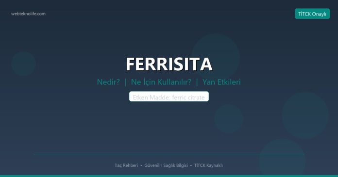 FERRISITA nedir ne işe yarar - ilaç bilgisi