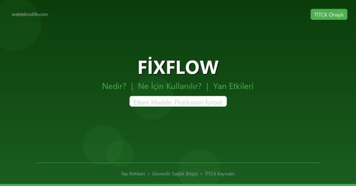 FİXFLOW nedir ne işe yarar - ilaç bilgisi