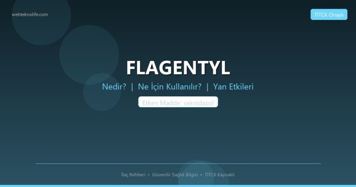 FLAGENTYL nedir ne işe yarar - ilaç bilgisi