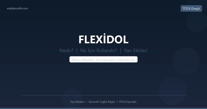 FLEXİDOL nedir ne işe yarar - ilaç bilgisi